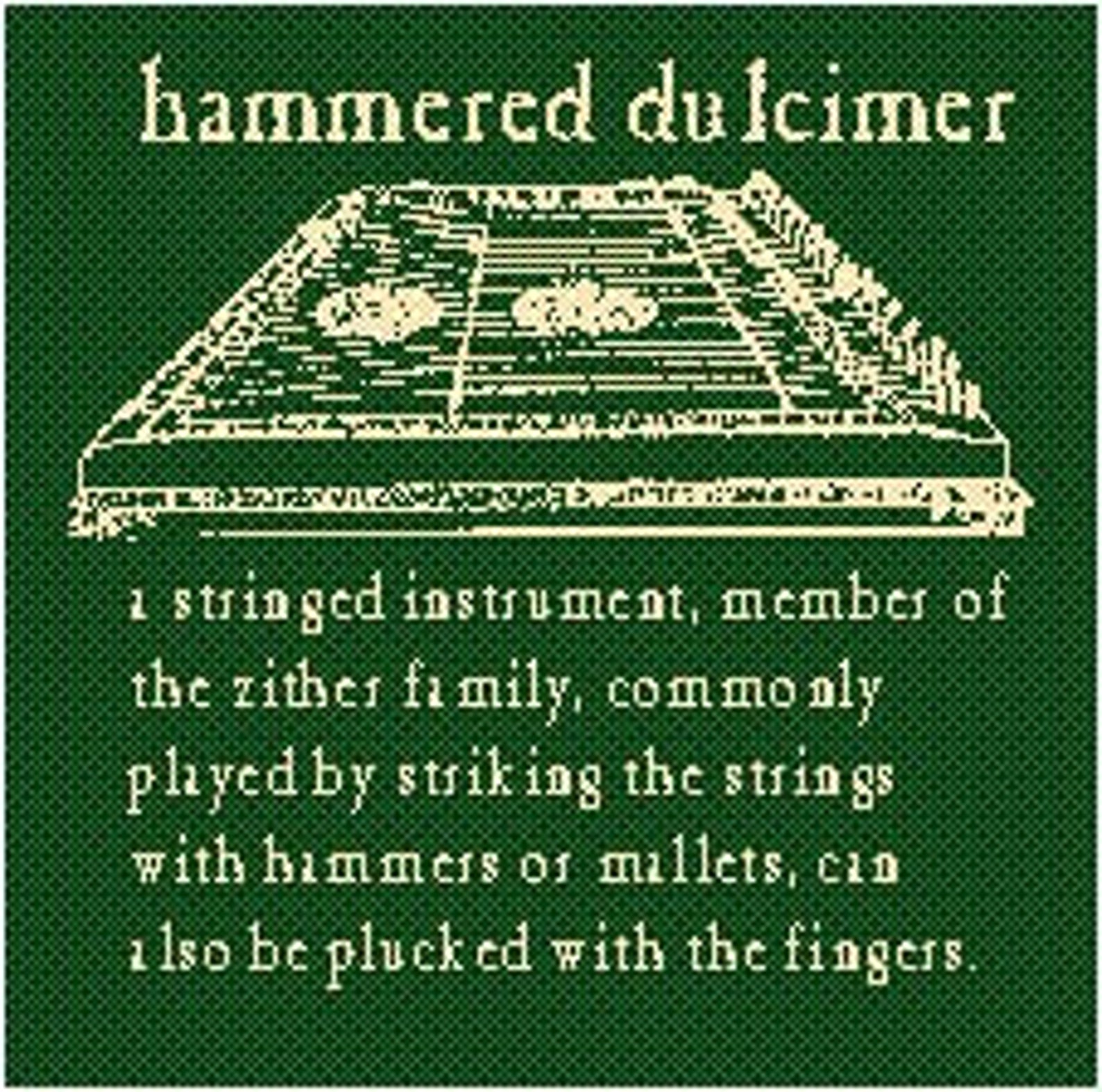 Hammered Dulcimer Definition Tshirt Etsy