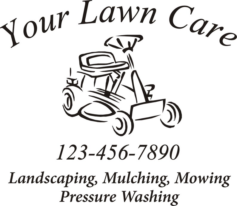 Custom Printed T-Shirts for Lawn Care Business | Etsy