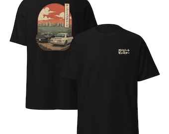 Japanese Vintage Style Skyline T-Shirt