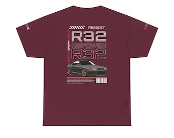 RB26DETT Engine Skyline R32 Tee | JDM Car Enthusiast Shirt