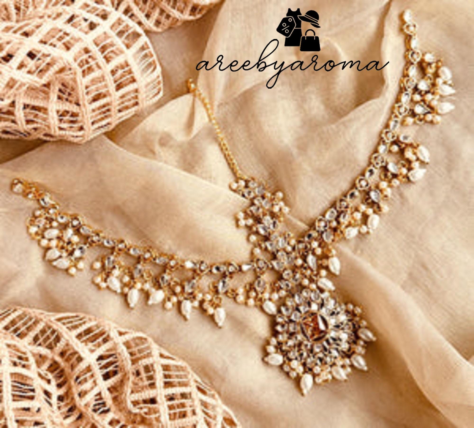 Nuovo Pezzo Testa Tikka Jhumar Matha Patti Diamante Indiano Costume - Foto 13