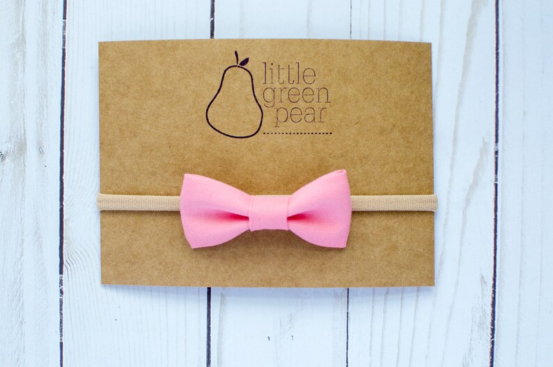 Annabel bow Toddler hair bow Baby hair bow Pink