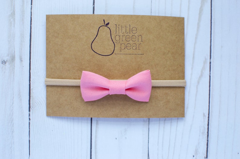 Annabel bow Toddler hair bow Baby hair bow Pink