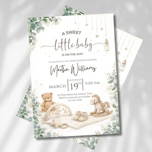 Gender Neutral Baby Shower Invitation, Canva Baby Clothes Baby Shower Editable Template, Baby Brunch Neutral Eucalyptus Printable Invite
Gender Neutral Baby Shower Invitation, Canva Baby Clothes Baby Shower Editable Template, Neutral Baby Brunch Printable Invite
Gender Neutral Baby Shower Invitation – Editable Canva Eucalyptus Mobile Evite