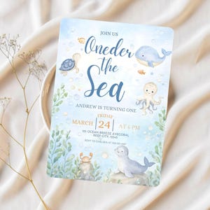 Oneder the Sea Birthday Invitation, Editable Canva Template, Watercolour Sea Animals,  DIGITAL DOWNLOAD
Oneder the Sea Birthday Invitation, Editable Canva Template, Watercolour Sea Animals, Nautical Ocean Kids Birthday Invite, Digital Download
Oneder The Sea Invitation Boy Editable Canva Template Watercolour Sea Animals Nautical Ocean Kids First Birthday Invite DIGITAL DOWNLOAD
