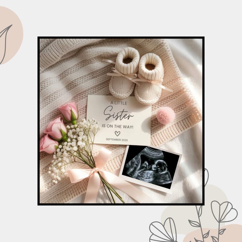 Editable Little Sister Pregnancy Announcement Floral Canva Template (Digital Download)
Girl Pregnancy Announcement Digital, Girl Gender Reveal, Floral Baby Announcement, Social Media Reveal Template, Its a Girl, Little Sister
Fall Girl Pregnancy Announcement: Little Sister Reveal (Digital Download)
Baby Sister Announcement Template | New Sibling Reveal | Pink Floral Reveal | Editable Canva | Digital Download