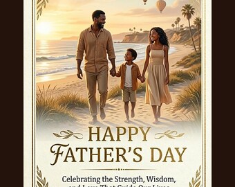 Faith-Inspired Father's Day Print | Christian Wall Decor | Inspirational Bible Quote | Instant Download