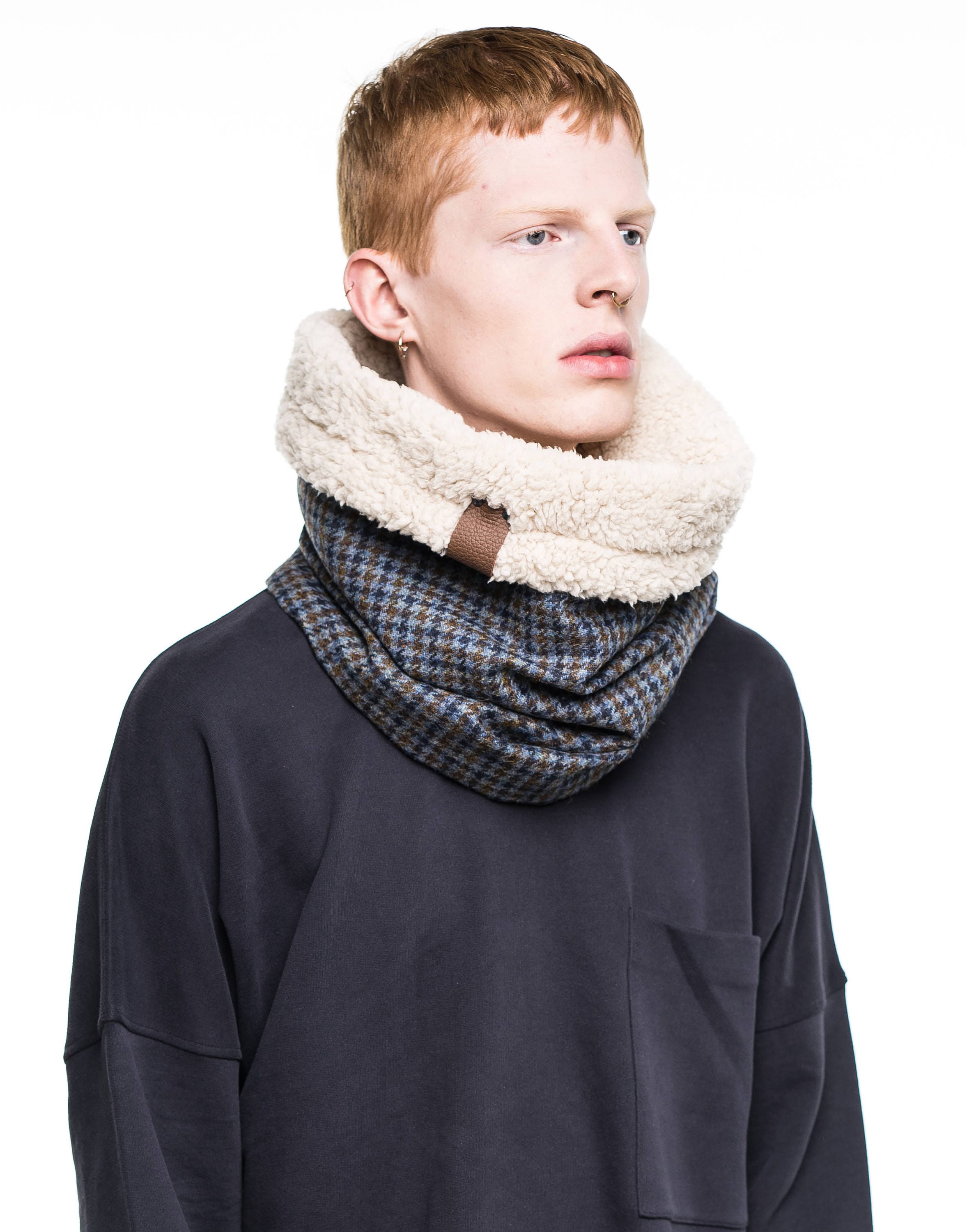 Mens scarf, winter scarf, wool scarf men, infinity scarf, Snock®, mens