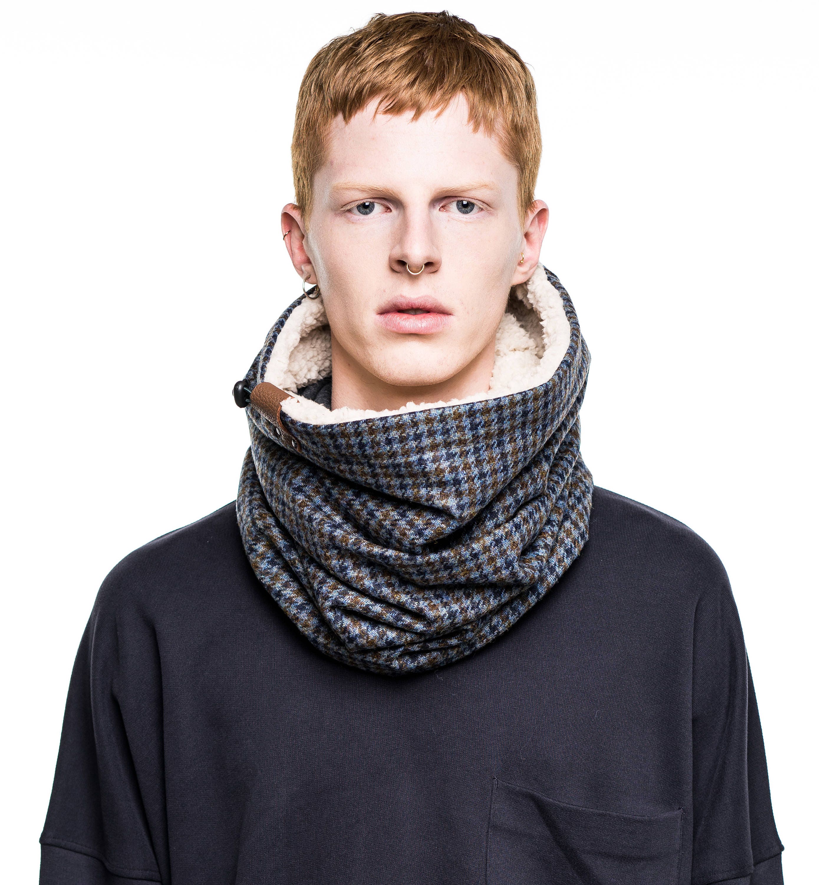 Mens scarf, winter scarf, wool scarf men, infinity scarf, Snock®, mens