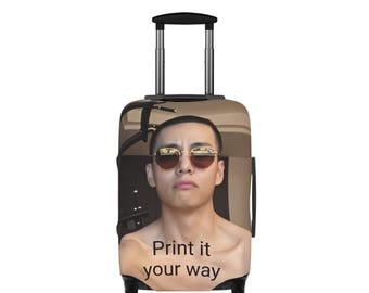 BTS Personalized Luggage Cover - Travel Suitcase Protector