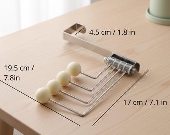 Perchero moderno para colgar sobre la puerta: organizador de ganchos que ahorra espacio / Percha minimalista para entrada y armario