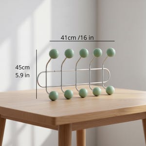 Vintage Wandgarderobe - Garderobenhaken aus Metall | Minimalistischer Eingangsbereich Organizer & Home Decor