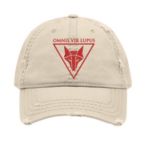 Omnis Vir Lupus Embroidered Dad Hat | Red Rising Inspired