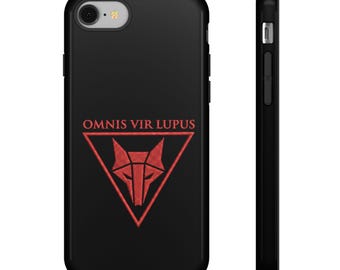 Omnis Vir Lupus Wolf Emblem Phone Case | Tough Case