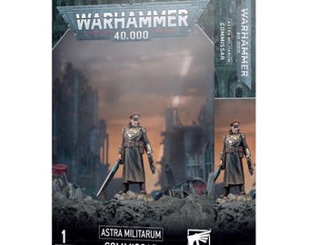 Warhammer 40K Astra Militarum Commissar Character Figure
