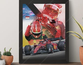 Charles Leclerc Poster – Rising Talent