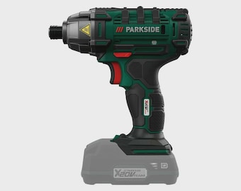 Parkside Cordless Impact Driver PDSSA 20-Li A1 – 20V Bare Unit, 3-Year Warranty