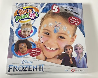 Disney Frozen 2 Face Paintoos 5 Face Tattoo Designs Kids Party Gift UK