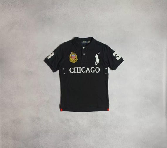 Polo Ralph Lauren Polo T-shirt Chicago USA #3 Big Pony Luxury PRL
