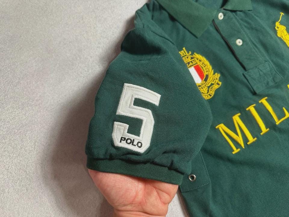 Polo Ralph Lauren Milan Italy #5 Polo Shirt Big Pony Chief Keef