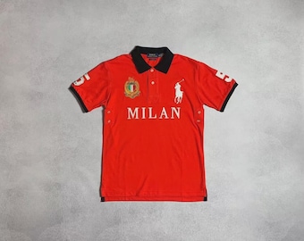 Polo Ralph Lauren 赤 MILAN ポロシャツ S Ralph Lauren Milan Big Pony Polo Shirt - Extra Large | eBay