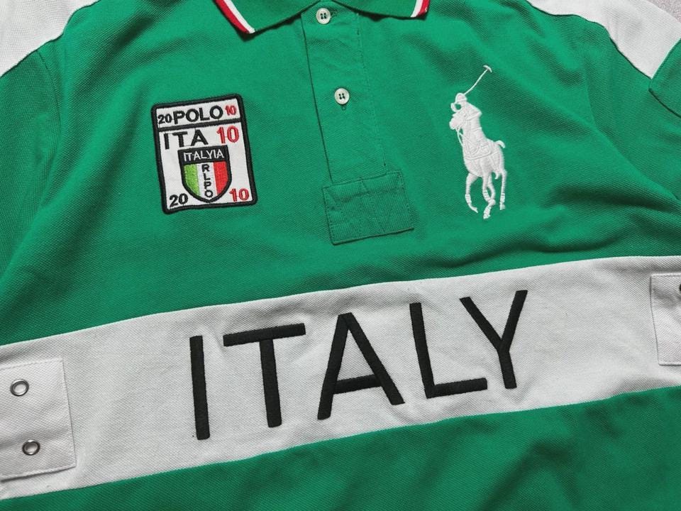 専用 チーフキーフ ポロバイラルフローレン ITALYポロシャツ ビッグポニー Polo Ralph Lauren Italy #10 Chief Keef Polo Shirt PRL Big Pony - Etsy