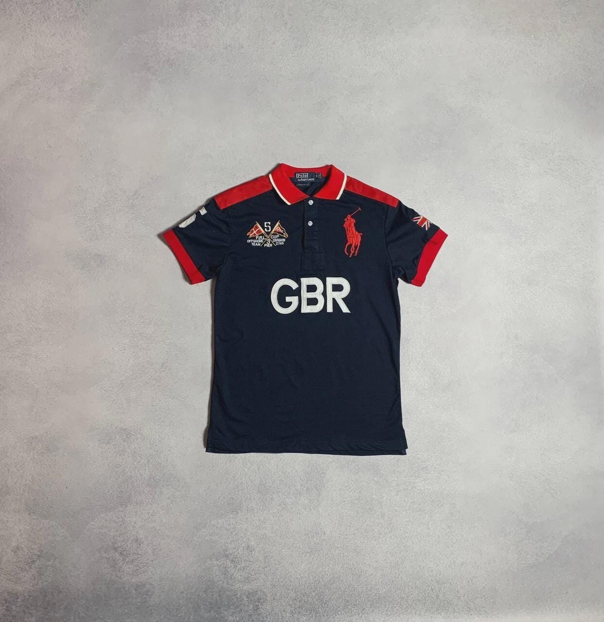 Polo Ralph Lauren T-shirt Great Britain GBR #5 Big Pony Luxury PRL 