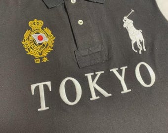 Polo Ralph Lauren Rare Polo T-shirt Tokyo #5 Big Pony Luxury PRL