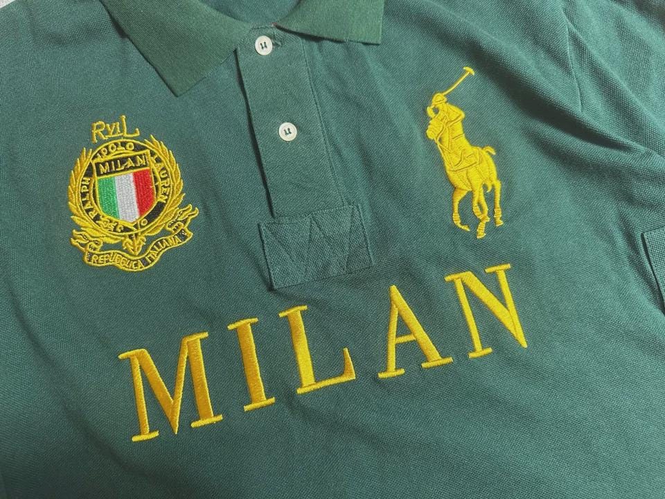 Polo Ralph Lauren Milan Italy #5 Polo Shirt Big Pony Chief Keef