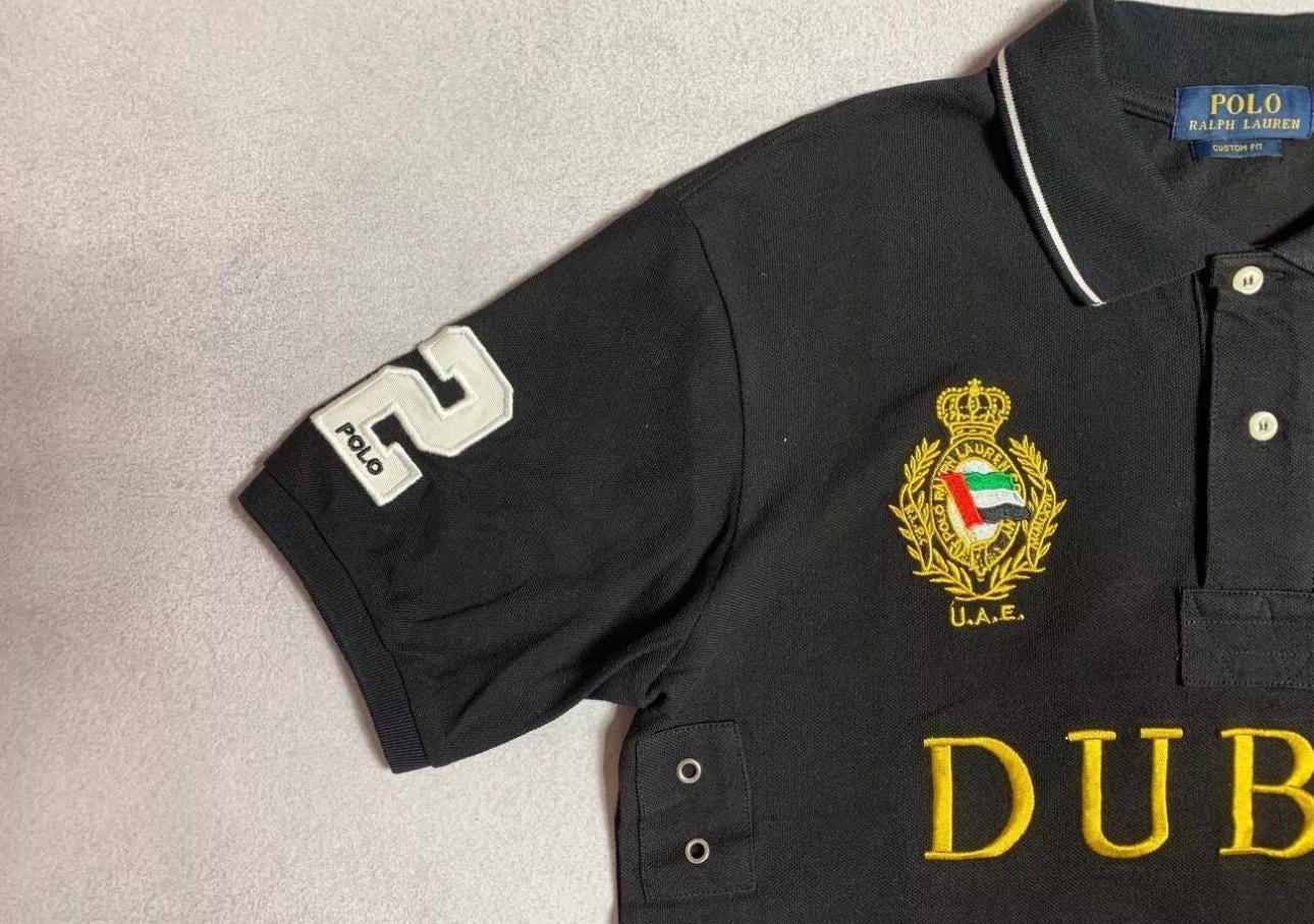 Polo Ralph Lauren Dubai #2 Polo Shirt Black Chief Keef - Etsy Polo Ralph Lauren Dubai #2 Polo Shirt Black Chief Keef - Etsy