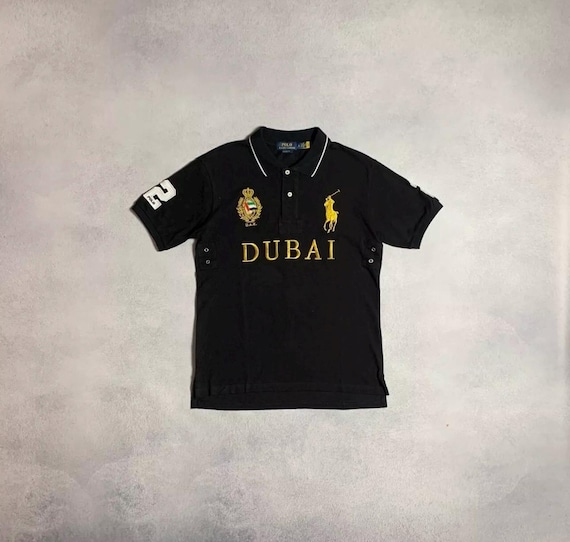 Polo Ralph Lauren Dubai #2 Polo Shirt Black Chief Keef - Etsy Polo Ralph Lauren Dubai #2 Polo Shirt Black Chief Keef - Etsy