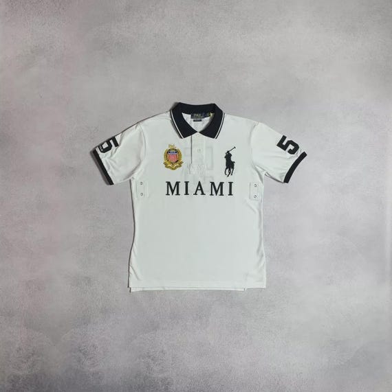 Polo Ralph Lauren Polo T-shirt Miami USA #5 Big Pony Luxury PRL