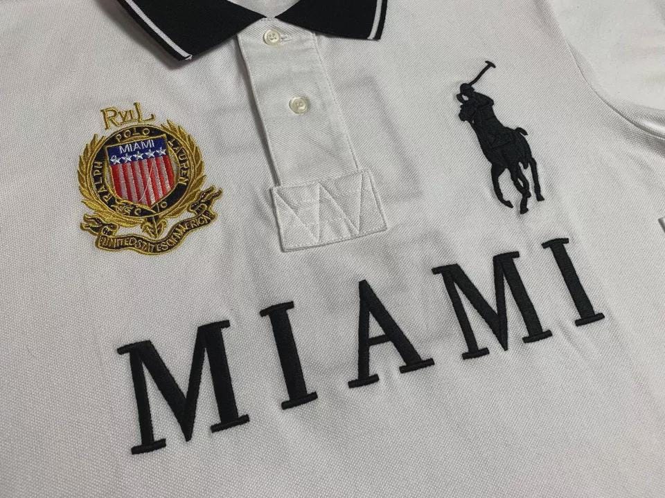 Polo Ralph Lauren MIAMI ポロシャツ 5 Polo Ralph Lauren Miami USA #5 Polo Shirt Big Pony Chief Keef