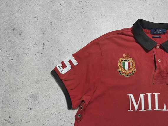 Polo Ralph Lauren Milan Italy #5 Big Pony Shirt Chief Keef - Etsy