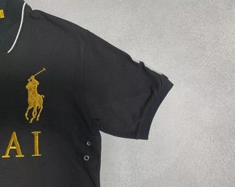 Polo Ralph Lauren Dubai #2 Polo Shirt Black Chief Keef - Etsy UK