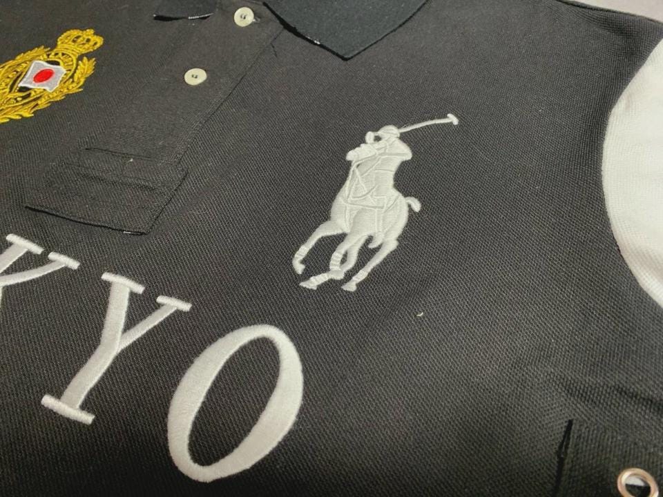 Polo Ralph Lauren Rare Polo T-shirt Tokyo #5 Big Pony Luxury PRL