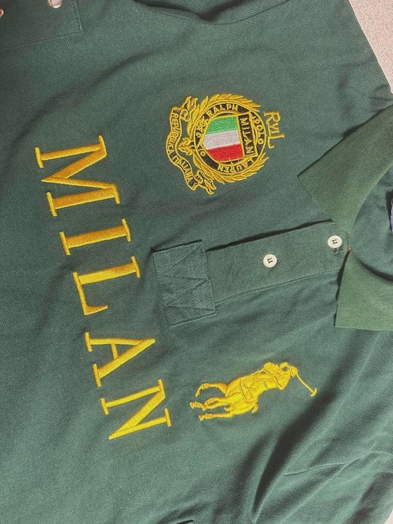 Polo Ralph Lauren Milan Italy #5 Polo Shirt Big Pony Chief Keef
