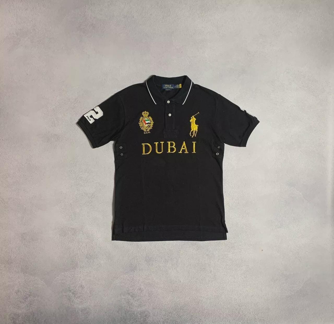 ポロシャツ DUBAI Lauren Ralph Polo 黒 DUBAI 🇦🇪 Keef Chief Pony Big Lauren Ralph Polo | 𝐁!𝐆𝐘𝐒 2 トップス