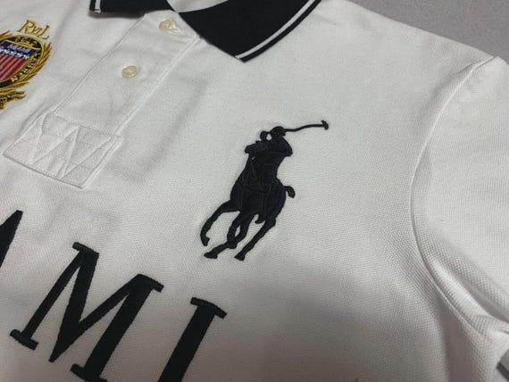 Polo Ralph Lauren MIAMI ビックポニーSサイズ Polo Ralph Lauren Miami USA #5 Polo Shirt Big Pony Chief Keef