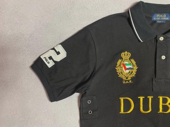 Polo Ralph Lauren Dubai #2 Polo Shirt Black Chief Keef - Etsy Israel