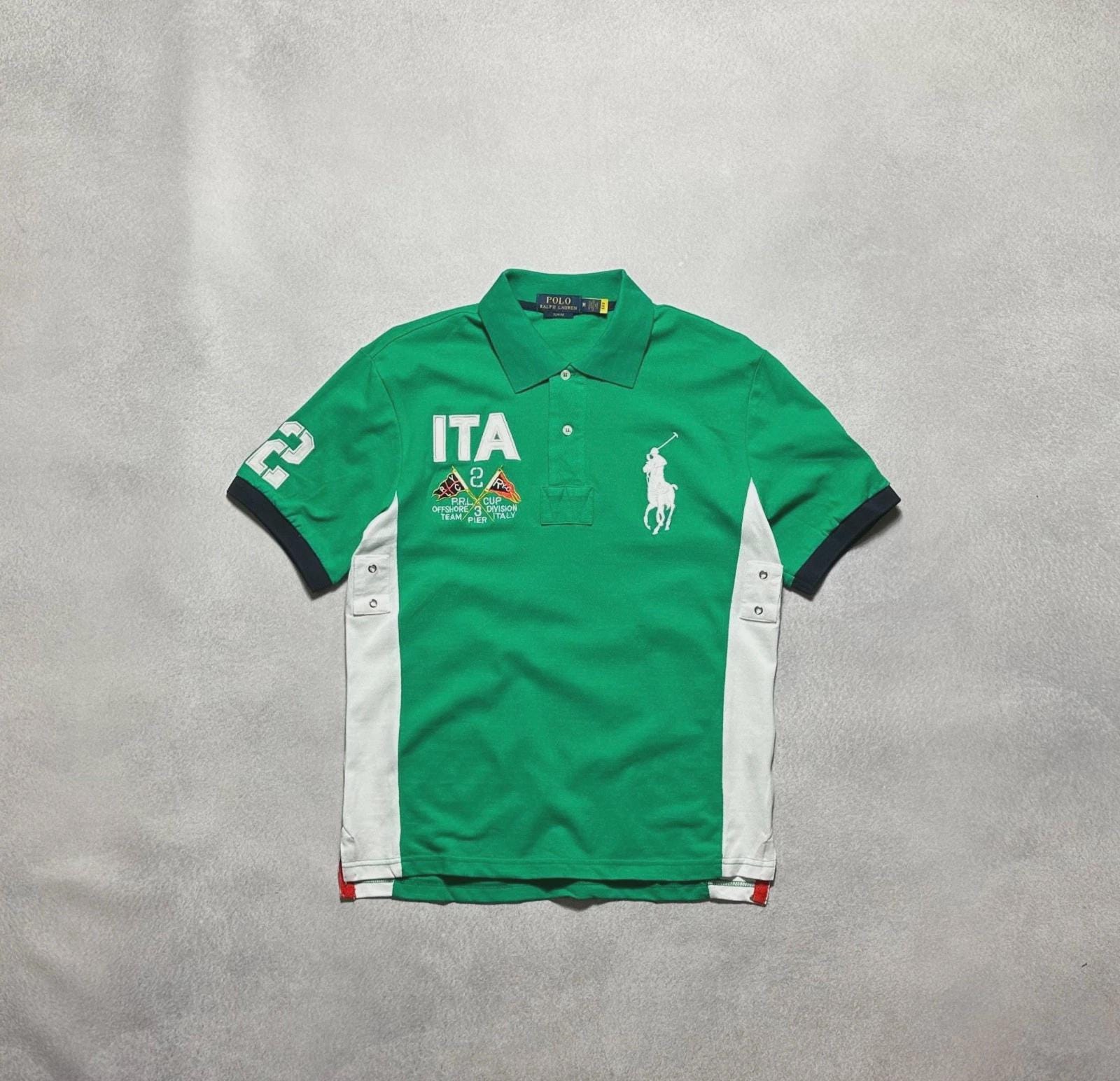 Polo Ralph Lauren Italy #2 Big Pony Polo Shirt Chief Keef - Etsy
