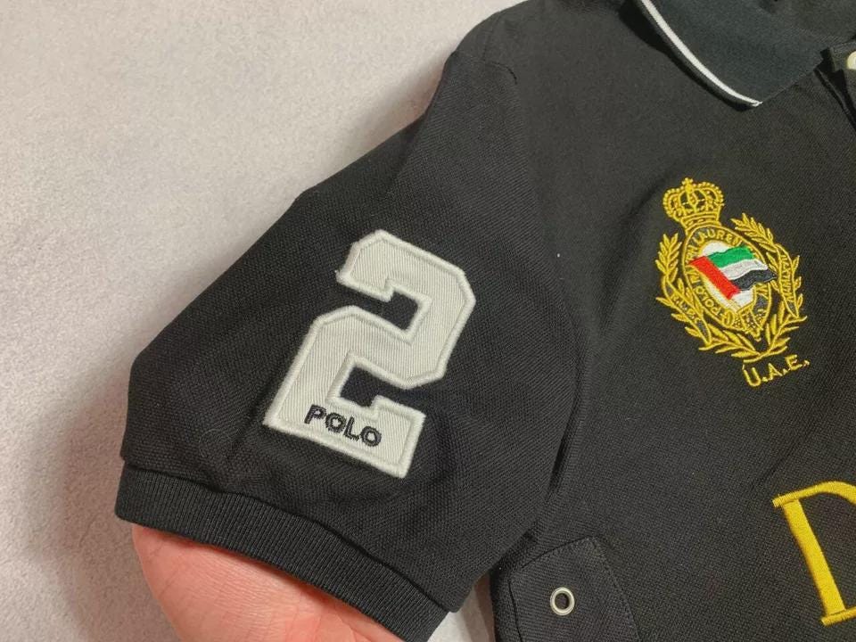 Polo Ralph Lauren Dubai #2 Polo Shirt Black Chief Keef - Etsy Israel