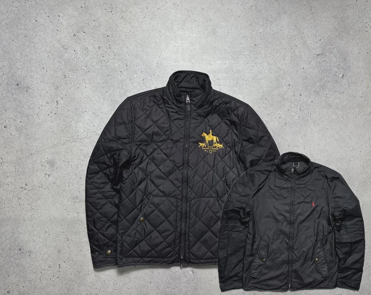 ポロ ラルフローレン リバーシブル キルティングジャケット ビッグ