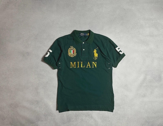 POLO RALPH LAUREN MILAN 5 ビッグポニー　ポロシャツ Polo Ralph Lauren Milan Italy #5 Polo Shirt Big Pony Chief Keef