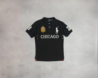 Polo Ralph Lauren Polo T-shirt Chicago USA #3 Big Pony Luxury PRL