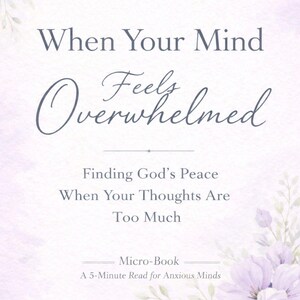 Vem stjäl ditt sinne? | Kristen mikrobok för ångest och övertänkande | 5-minuters trosbaserad läsning