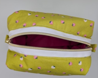 Ruby Star Strawberry Zipper Pouch