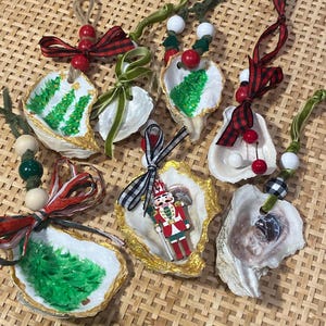 Oyster shell ornaments