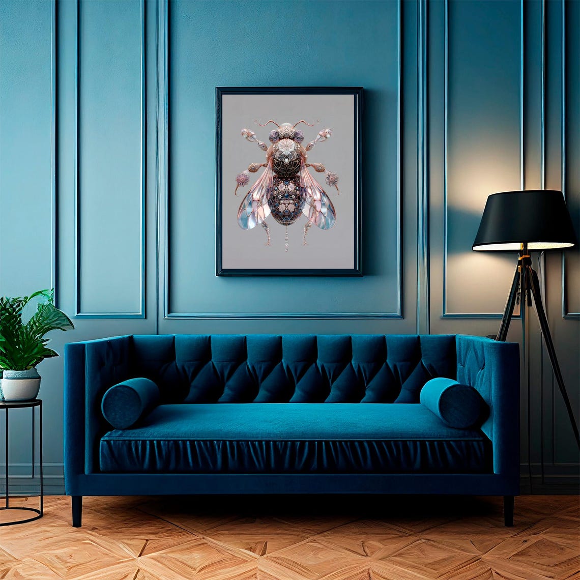 Whimsical Insect Illustration Print - Etsy