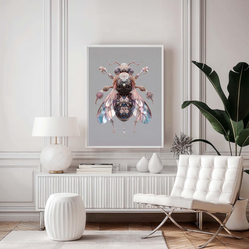 Whimsical Insect Illustration Print - Etsy